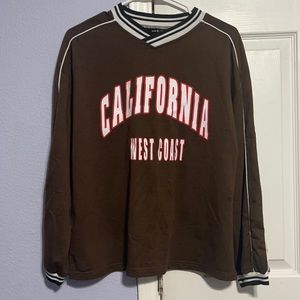 SHEIN- long brown sleeve top